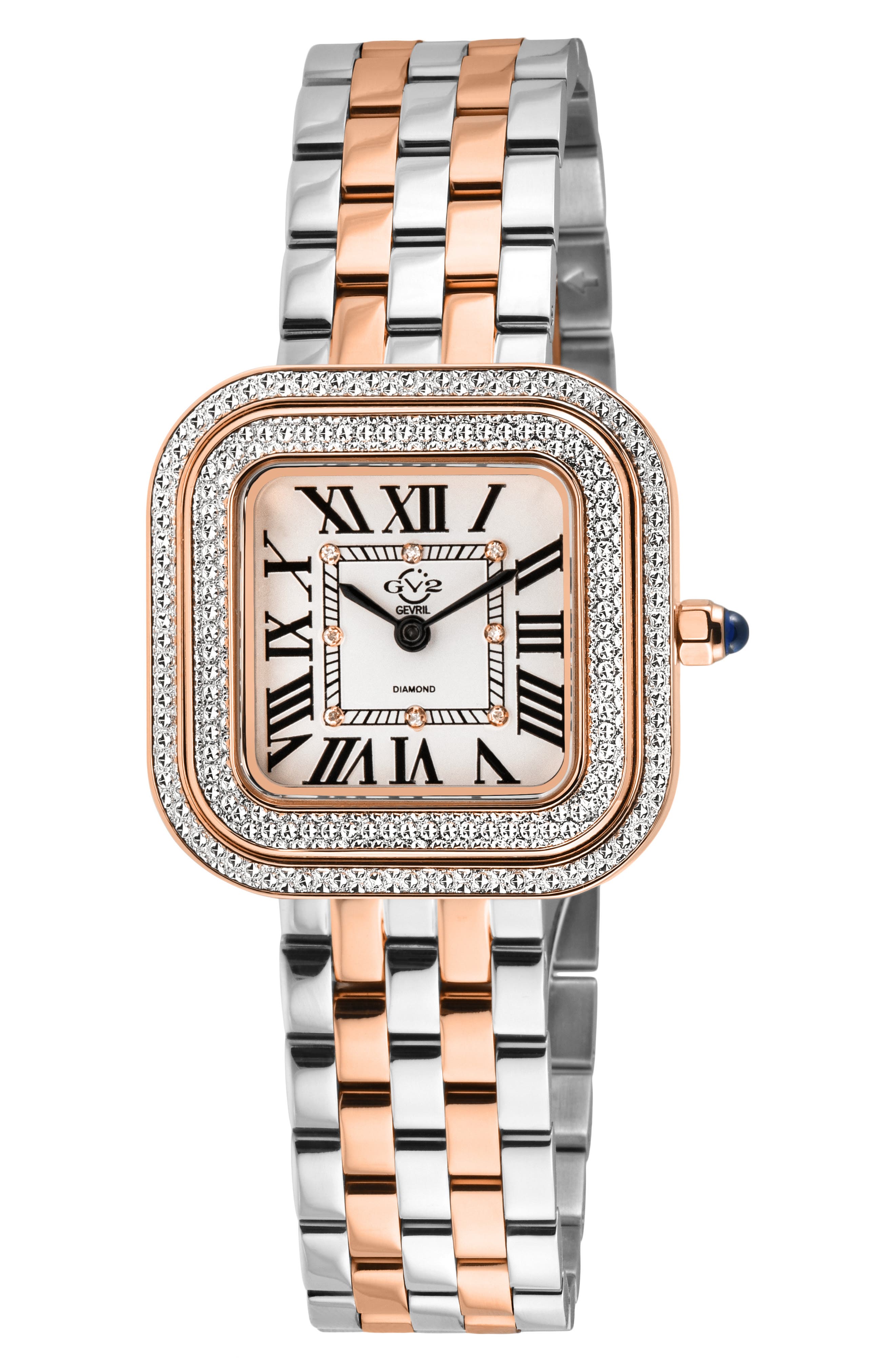 GV2 Bellagio Diamond Swiss Bracelet Watch, 30mm