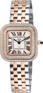 GV2 Bellagio Diamond Swiss Bracelet Watch, 30mm