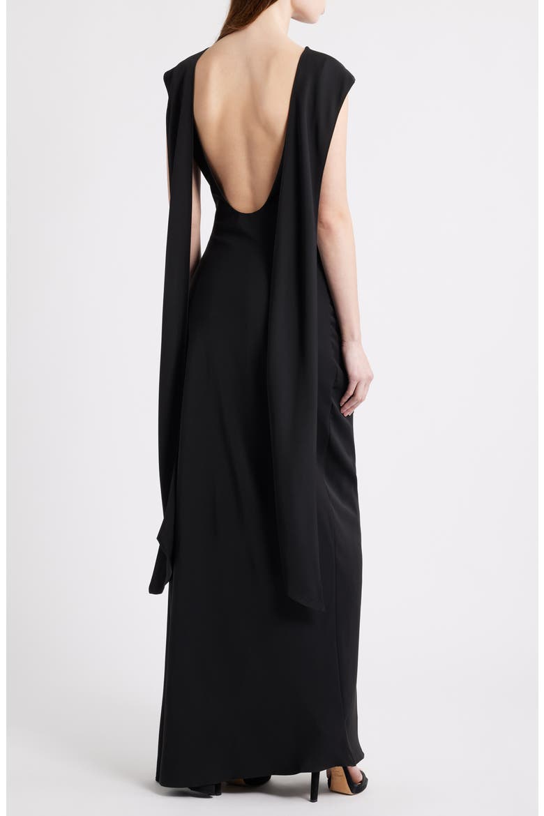 black cap sleeve maxi dress Just Enough Black Sequin V Neck Cap Sleeve Maxi Dress  sunfere