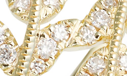 Meira T Diamond Leaf Ring In Yellow