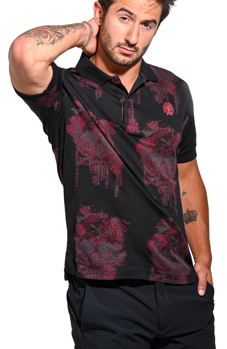 Maceoo Mozart Triangle Polo, Alternate, color, Red