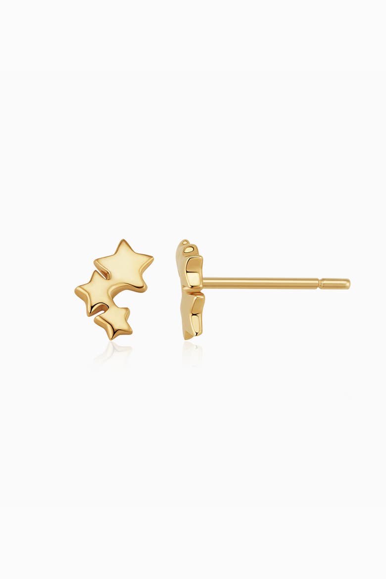 14K Gold Starry Night Climbers, Alternate, color, Yellow Gold