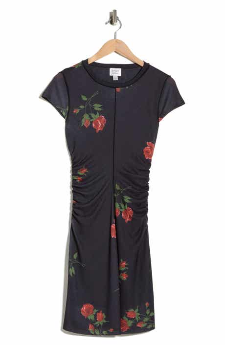 EDIT by JASON WU Cap Sleeve Crewneck Textured Dress