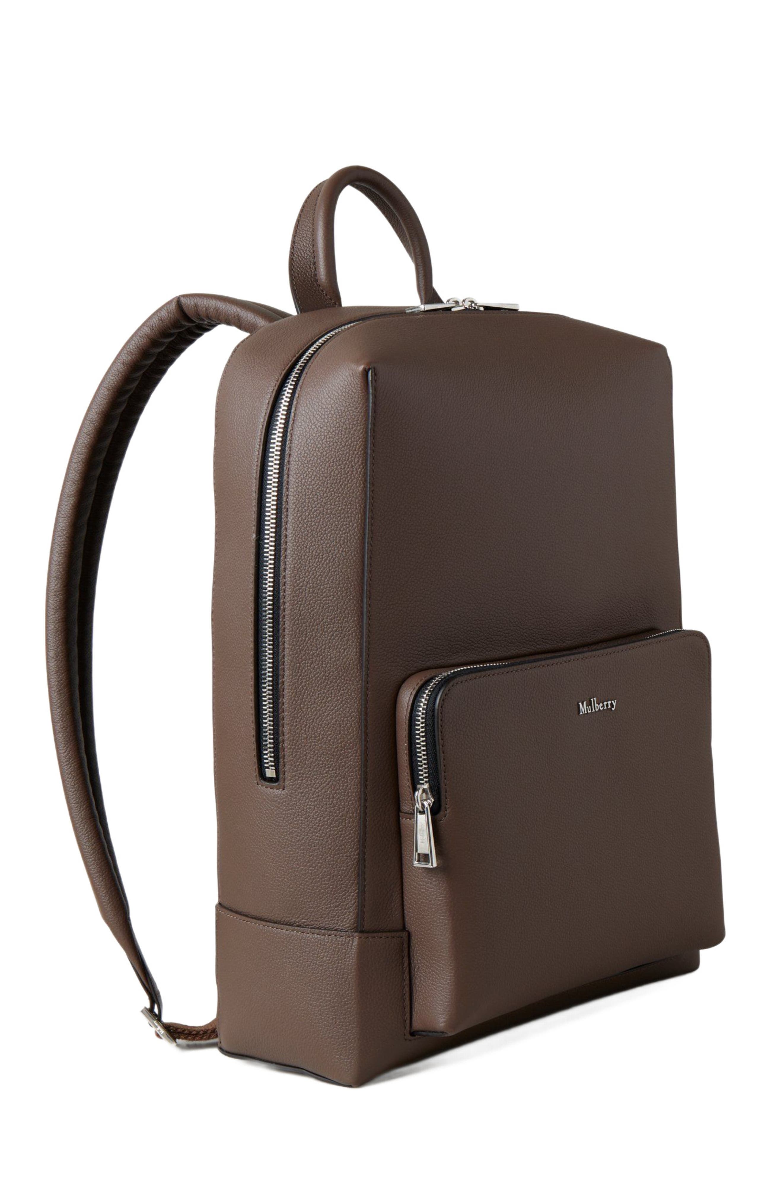 Mulberry Farringdon Leather Backpack, Alternate, color, 