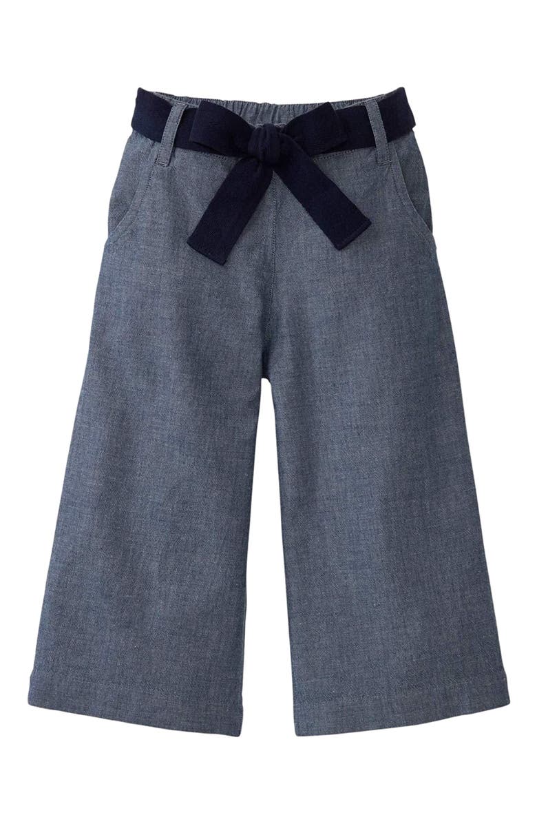 Hope & Henry Baby Girls' Wide Leg Cropped Pant, Infant, Main, color, 