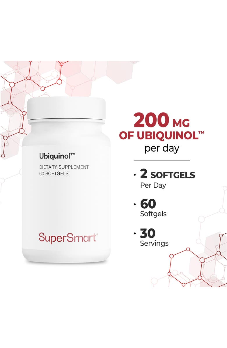 SuperSmart Ubiquinol<sup>™</sup> 200mg per Day, Alternate, color, NO COLOR