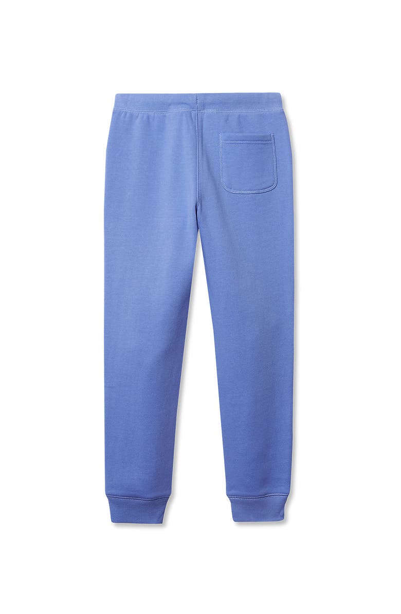 Lands' End Kids Iron Knee Fleece Jogger Sweatpants, Alternate, color, Bruiser Purple