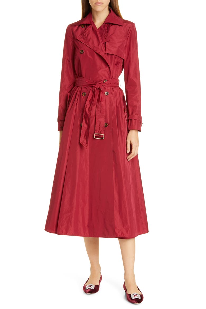 Balco Trench Dress, Main, color, RED