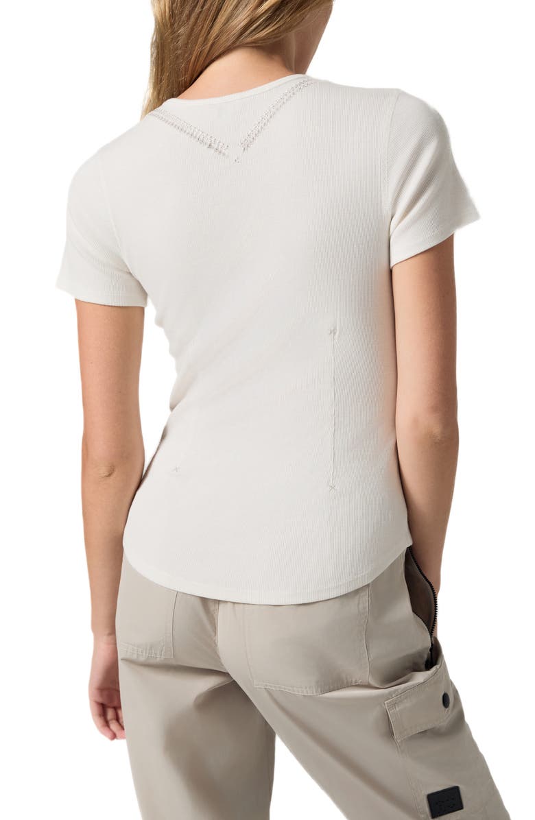 Alp N Rock Lua Short Sleeve Henley, Alternate, color, Off White