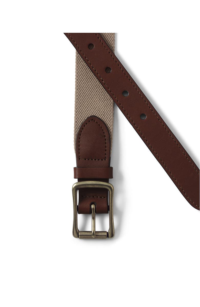 Lands' End Elastic Surcingle Belt, Alternate, color, Khaki