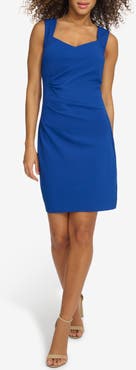 Siena Crepe Scuba Knit Sheath Minidress