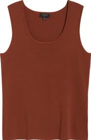 Tahari ASL Scoop Neck Sweater Tank