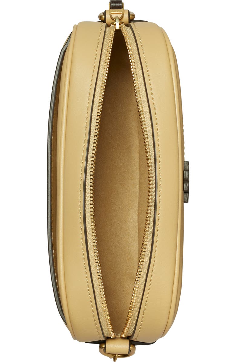 Tory Burch McGraw Snake Embossed Leather Camera Bag, Alternate, color,