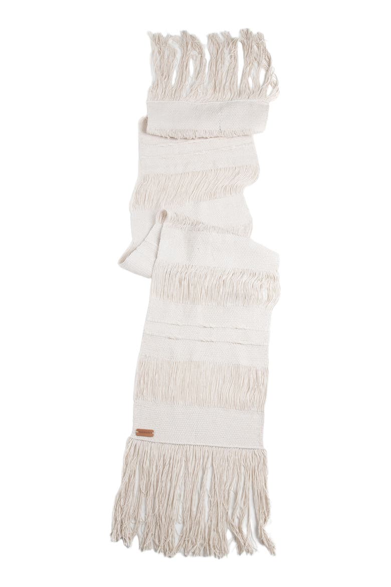Threads Table Runner, Alternate, color, Natural