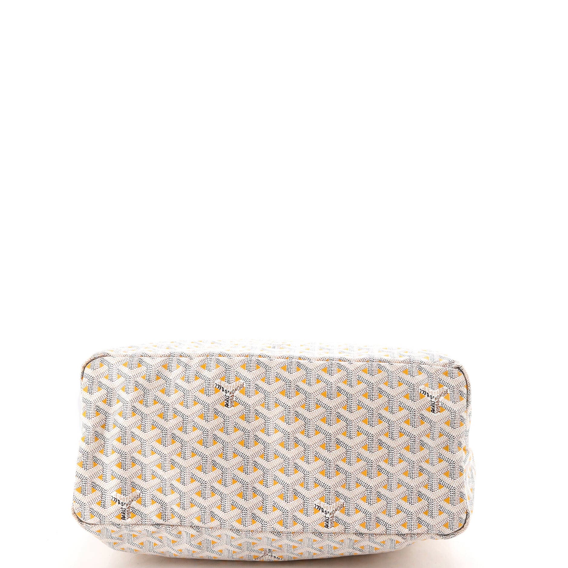 Pre-Owned Goyard Saint Louis Tote Claire Voie Coated Canvas PM, Alternate, color, White