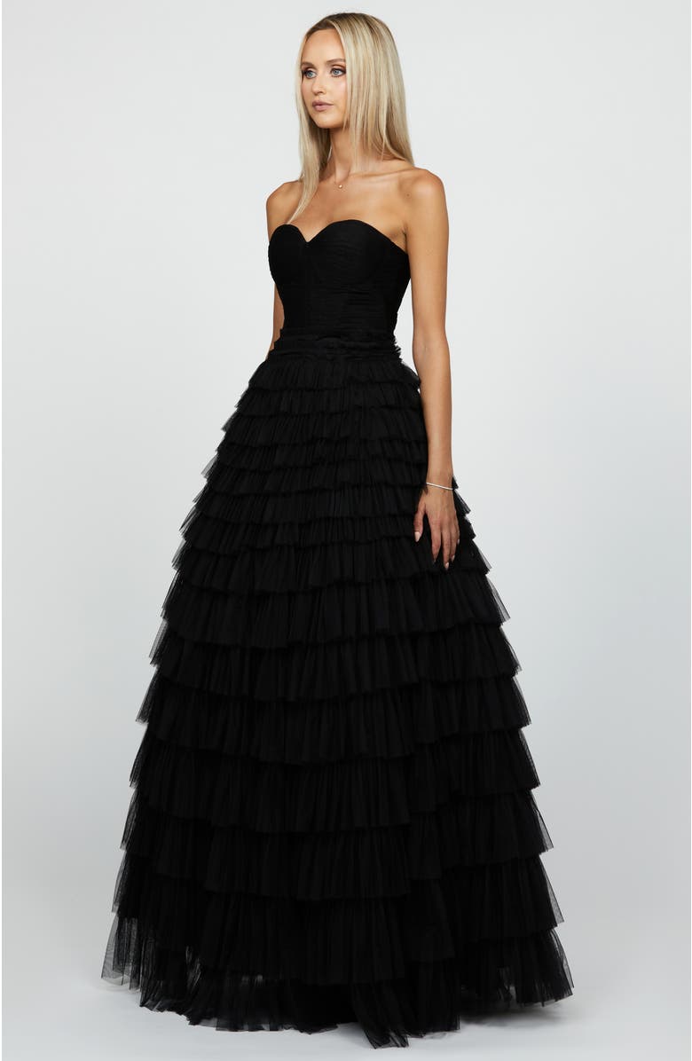 Bariano Serenity Sweetheart Strapless Ball Gown, Alternate, color, 