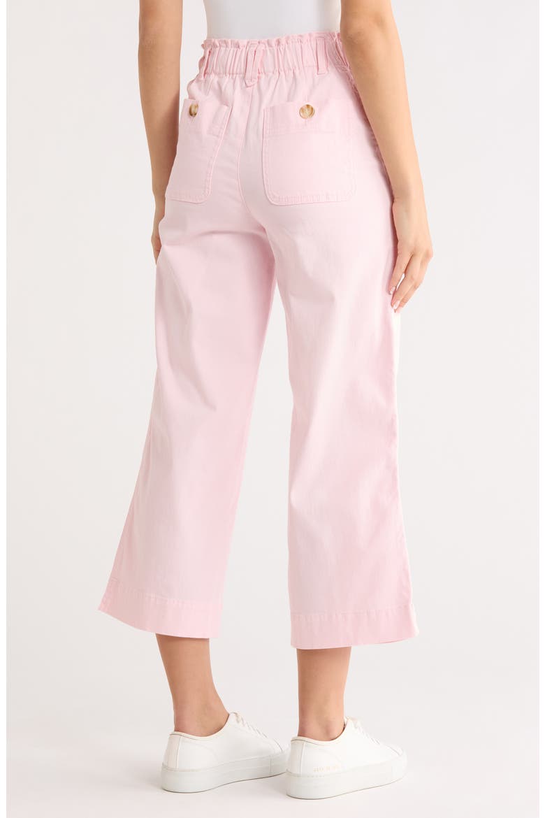 Wide Leg Ankle Crop Pants, Alternate, color, BALLET PINK