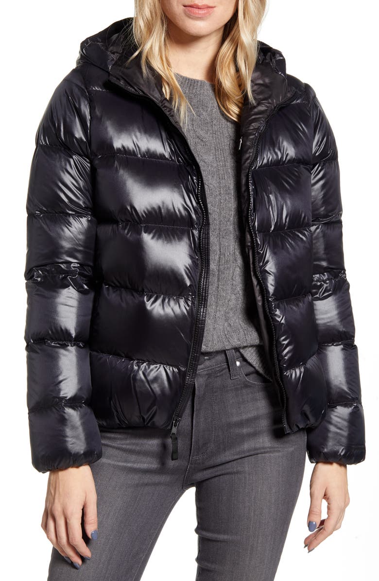 Patagonia Raven Rocks Durable Water Repellent Hooded Down Jacket, Main, color, 