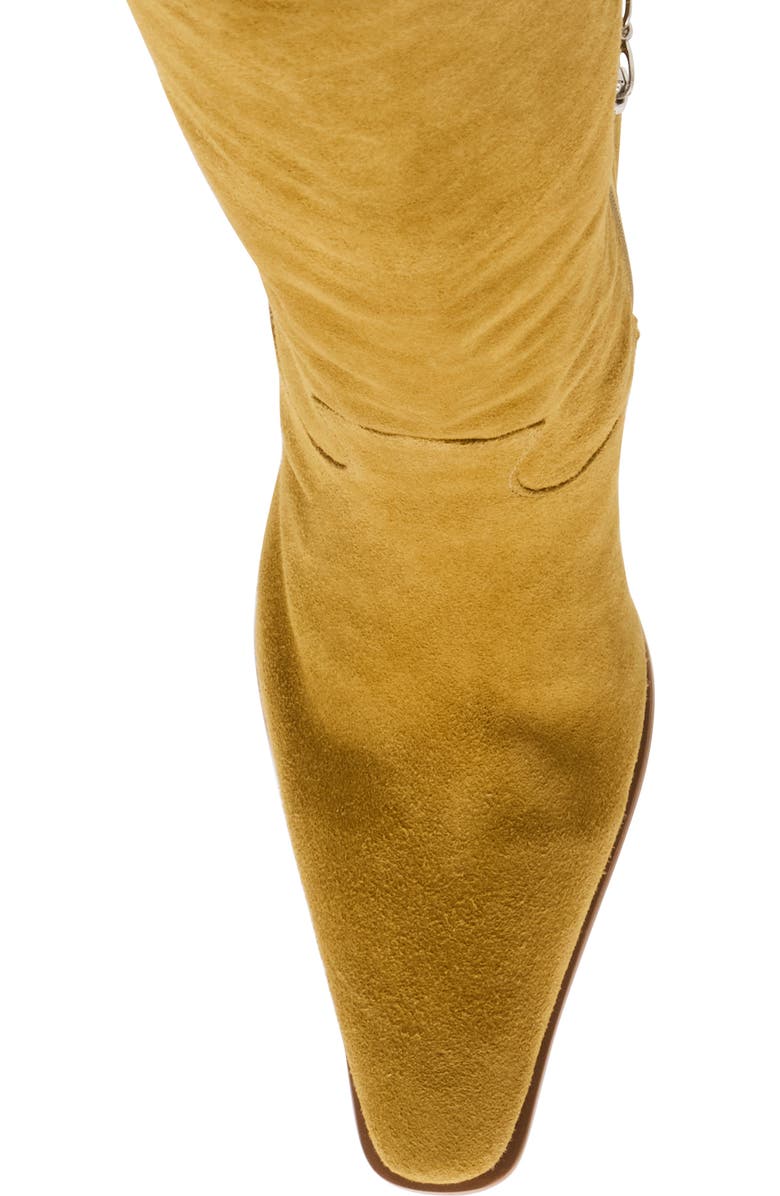 Steve Madden Wescot Knee High Boot, Alternate, color, Olive Suede