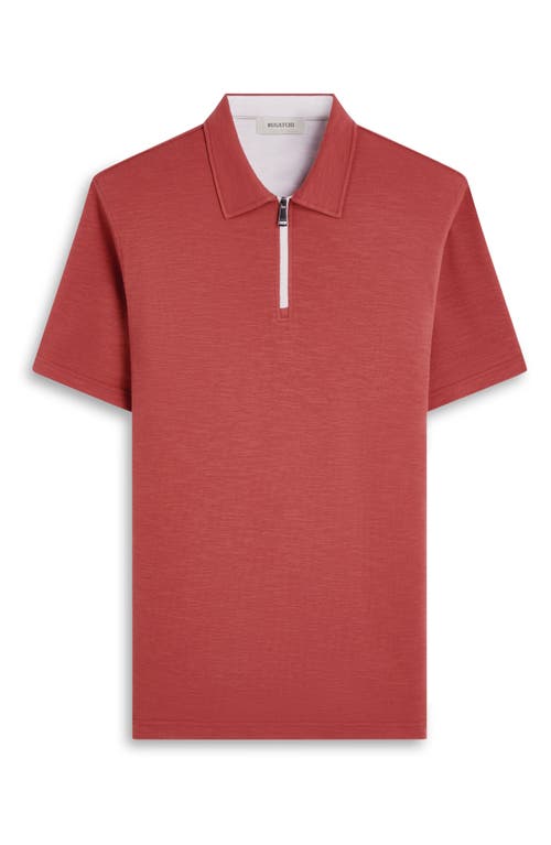 Bugatchi Quarter Zip Polo