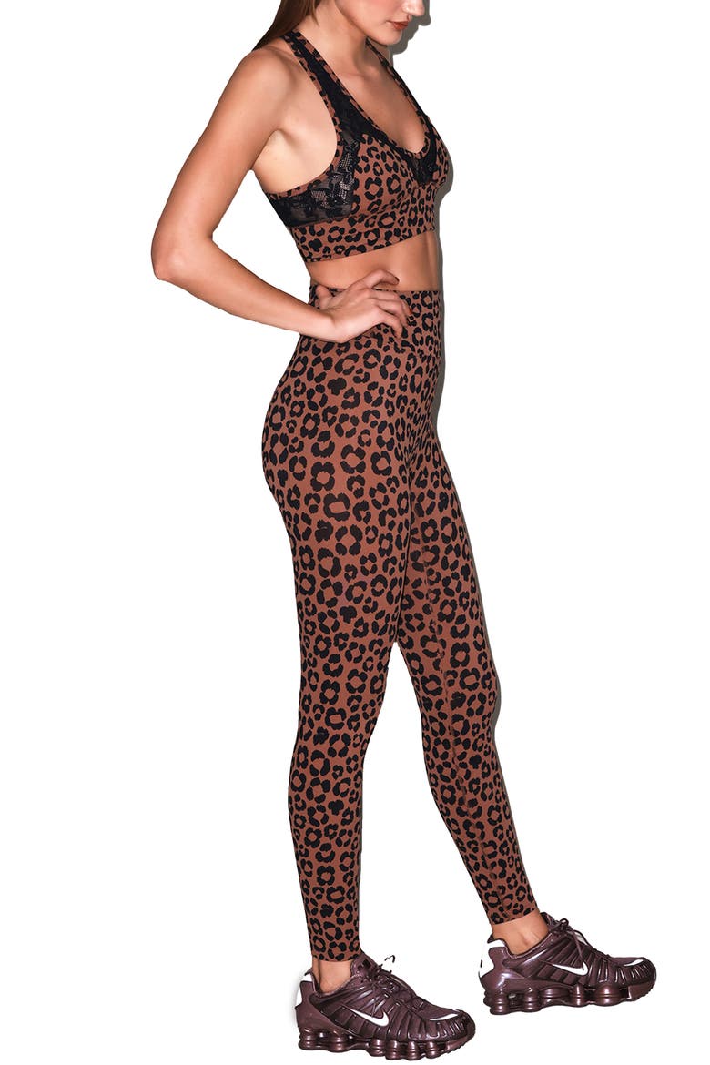 Sculpt Legging, Alternate, color, Neautral Leopard