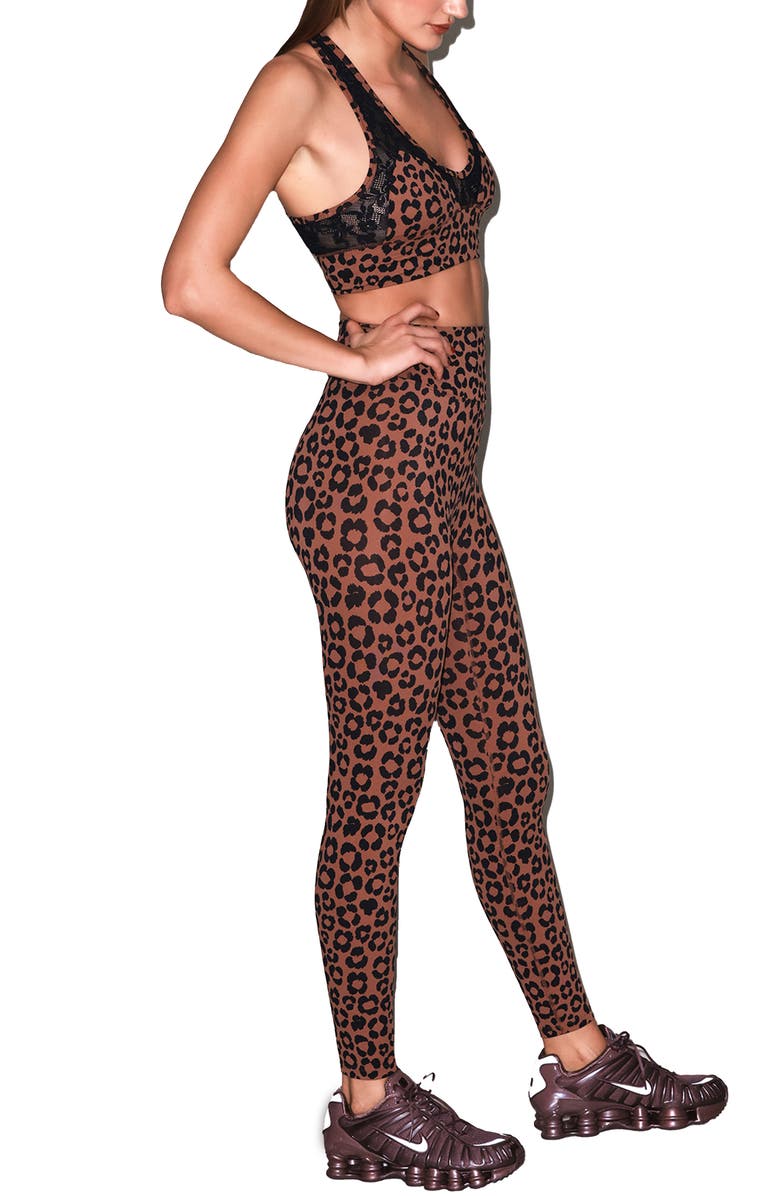 Fleur Du Mal Sculpt Legging, Alternate, color, Neautral Leopard