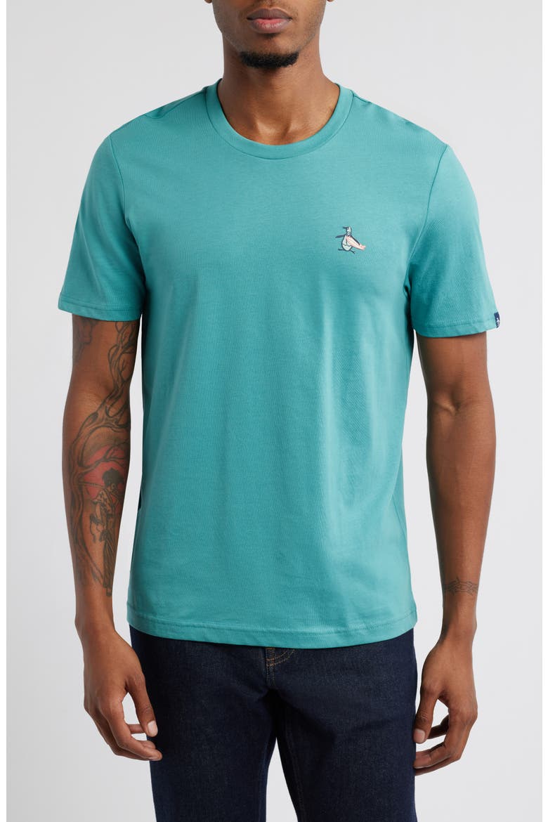 Organic Cotton Jersey T-Shirt, Main, color, TEAL