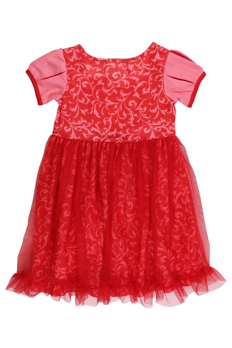 Princess Dress-Up Corset Nightgown, Alternate, color, Royal Red & Pink Princess