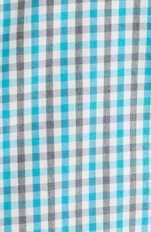 Johnnie-o Kirtland Check Stretch Button-down Shirt In Blue