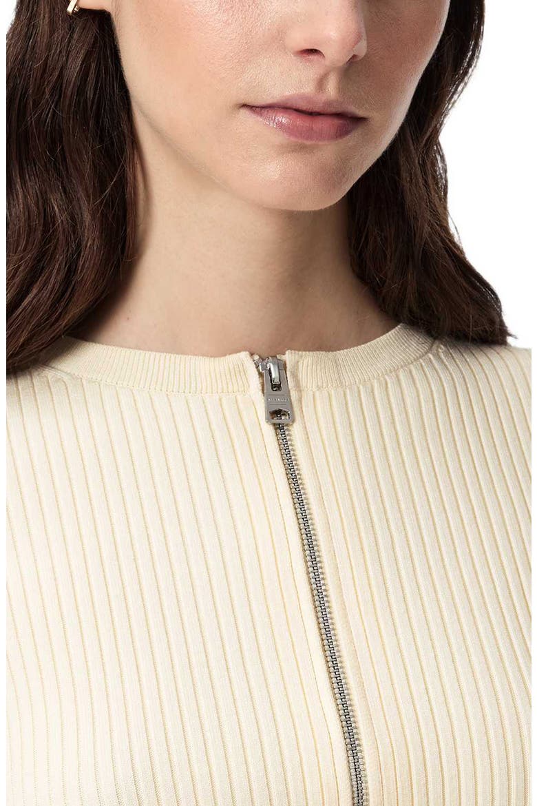 Cruz Zip Cardigan, Alternate, color, ANTIQUE WHITE