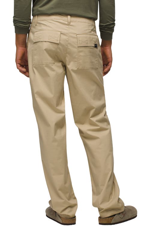 Prana Palisades Cotton Blend Ripstop Field Pants In Sandstone