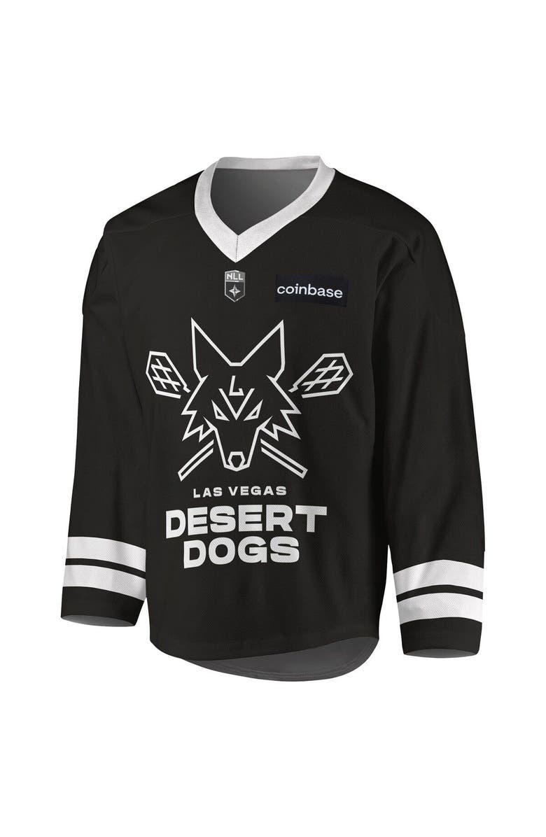 ADPRO Sports Youth Black Las Vegas Desert Dogs Sublimated Replica Jersey, Alternate, color, Black