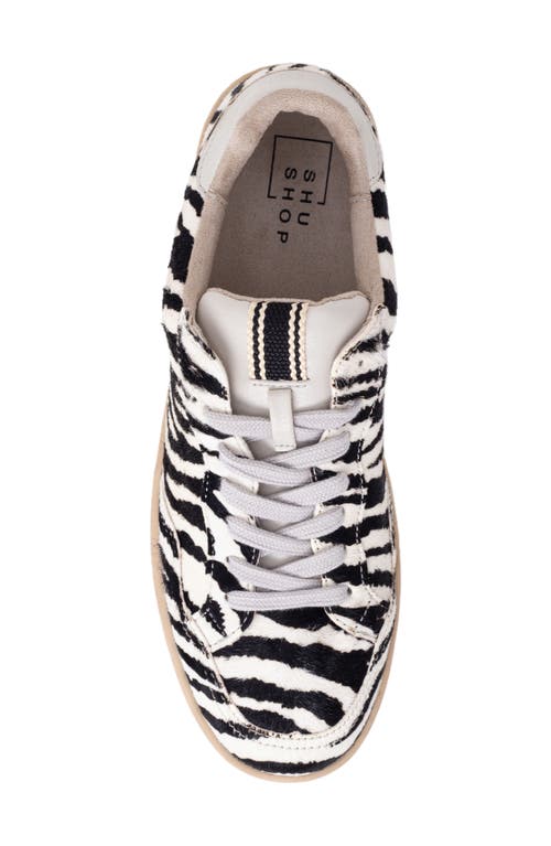 Shushop Roma Genuine Calf Hair Sneaker In Multi
