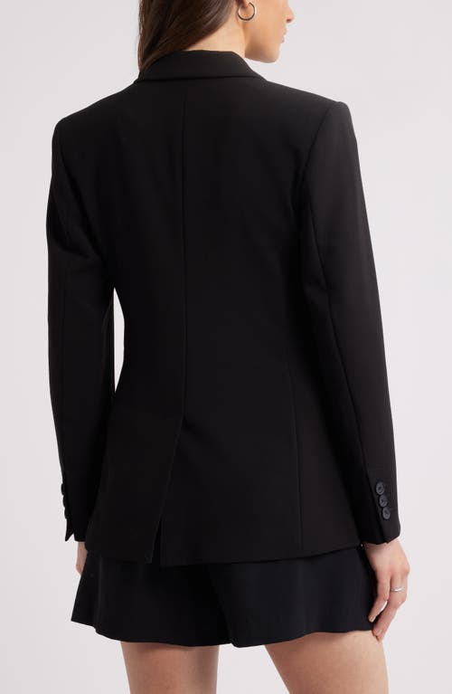Nordstrom Cinched Waist Blazer In Black