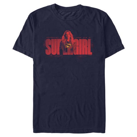 Men's Supergirl Kara and Kryptonese  Graphic T-Shirt
