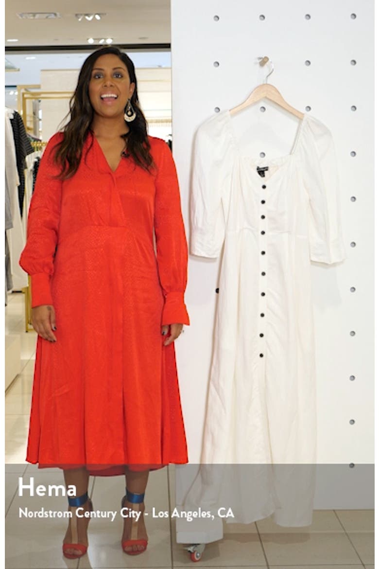 Puff Sleeve Dress (Nordstrom Exclusive) video