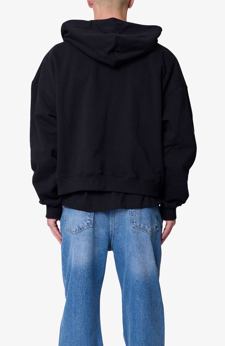 mnml Heavy Basic Cotton Zip Front Hoodie, Alternate, color,