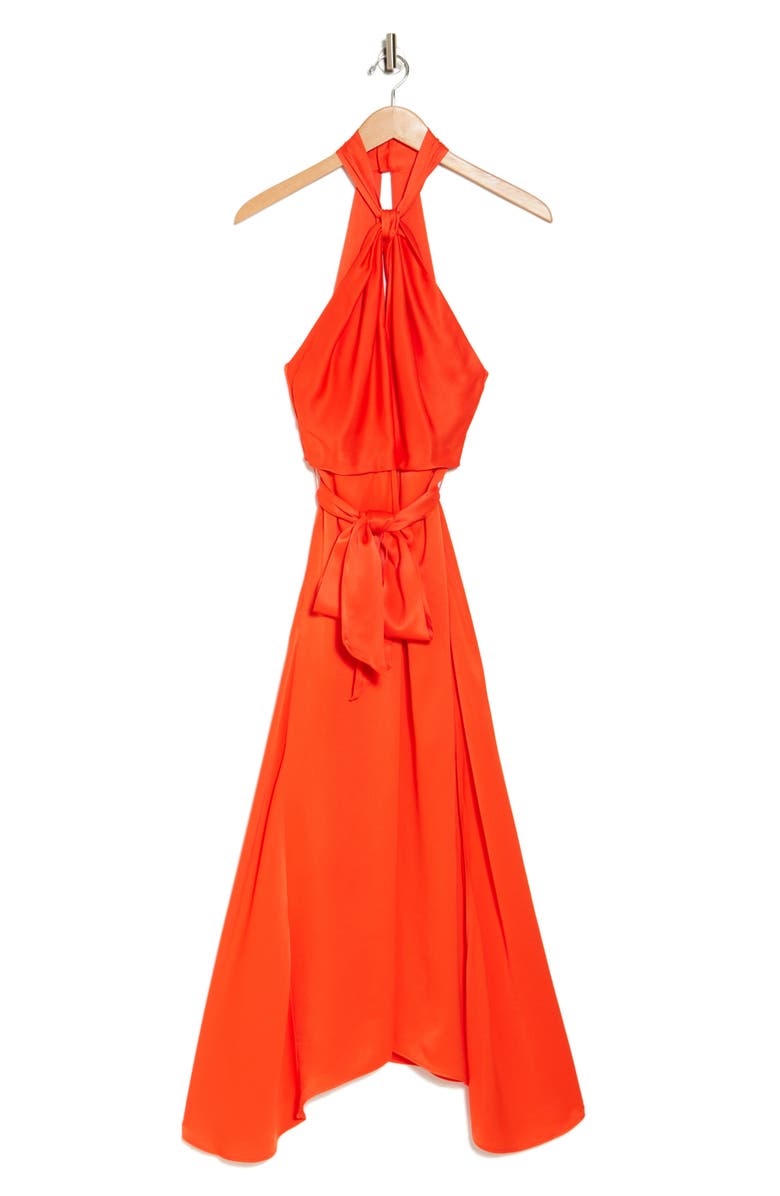 Reiss Evelyn Sleeveless Dress, Alternate, color, Orange