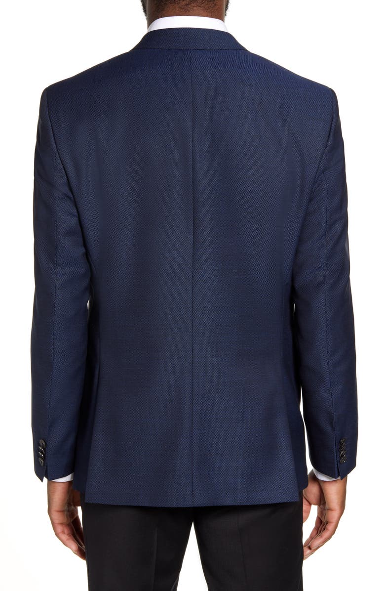 BOSS Huge Trim Fit Solid Wool Blazer, Alternate, color, 