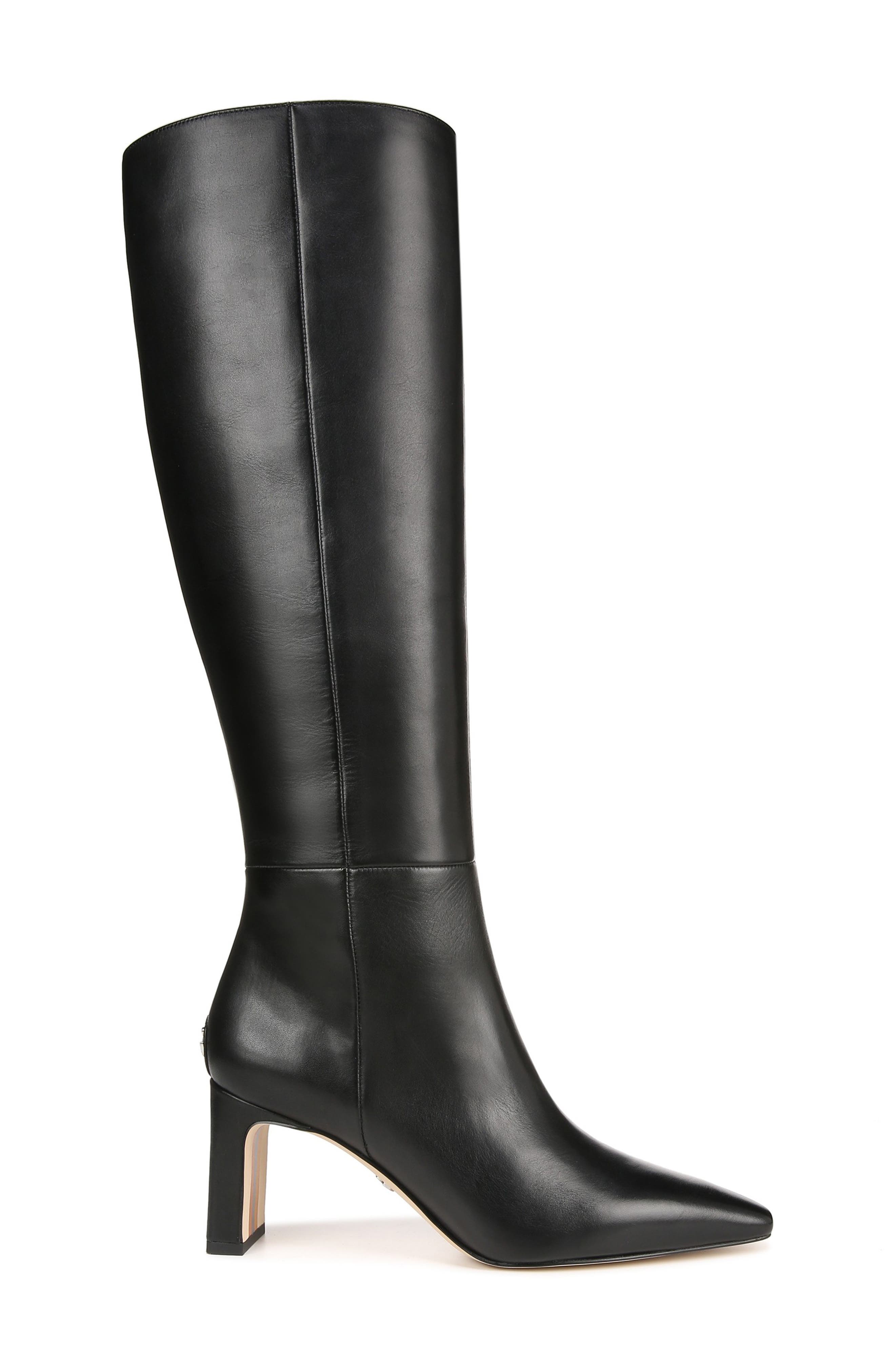 Sylvia Knee High Boot, Alternate, color, BLACK