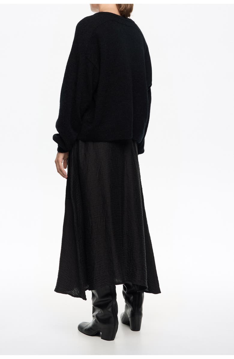 Bimba y Lola Adjustable Waist Skirt, Alternate, color, Washed Black