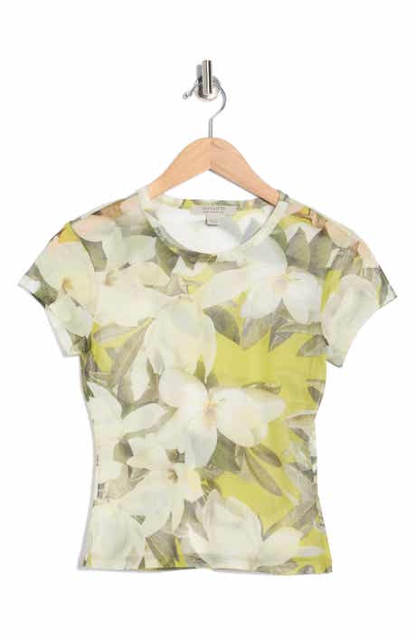 AllSaints Ellie Floral Mesh T-Shirt