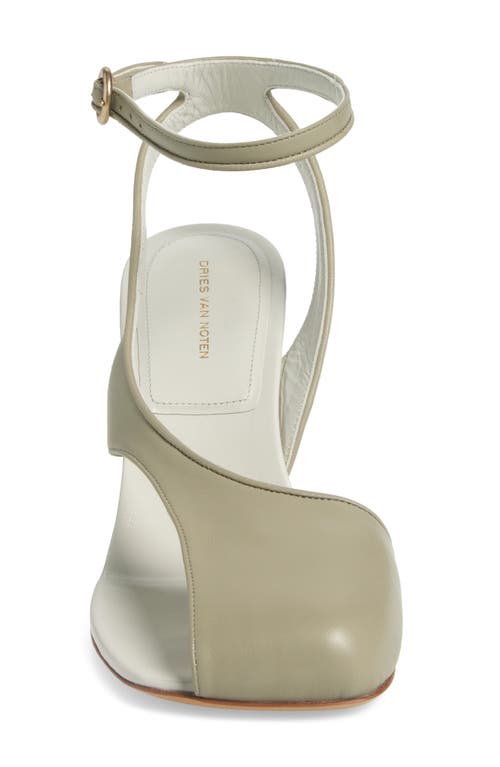 DRIES VAN NOTEN DRIES VAN NOTEN VIRGO ANKLE STRAP ASYMMETRIC SANDAL
