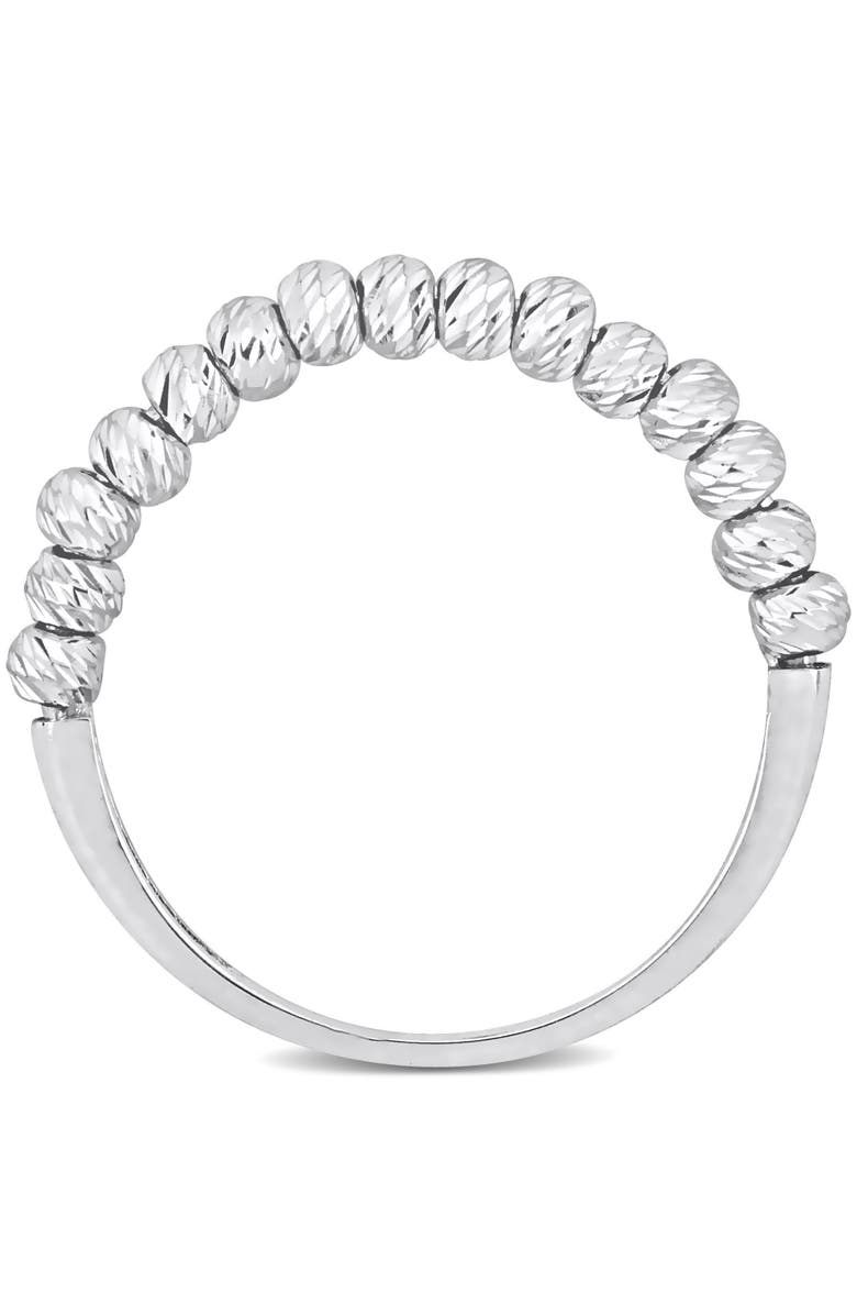 Julianna B. Beaded Ball Design Ring 14k Gold, Alternate, color, 14K White Gold