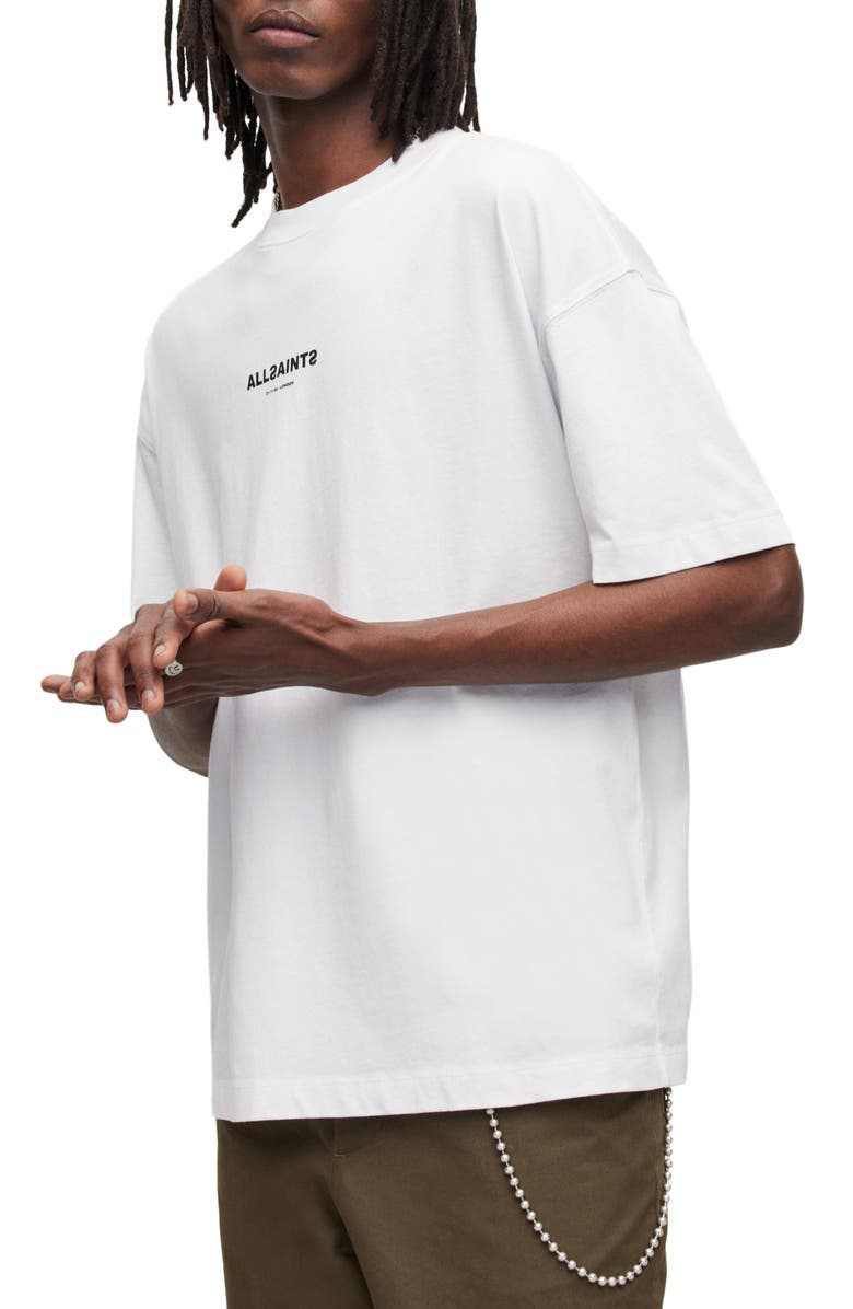 AllSaints Subverse Cotton Graphic Tee, Main, color, 