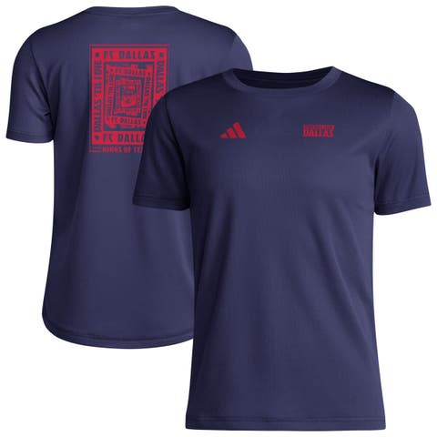 Youth adidas  Navy FC Dallas Local Wrap T-Shirt