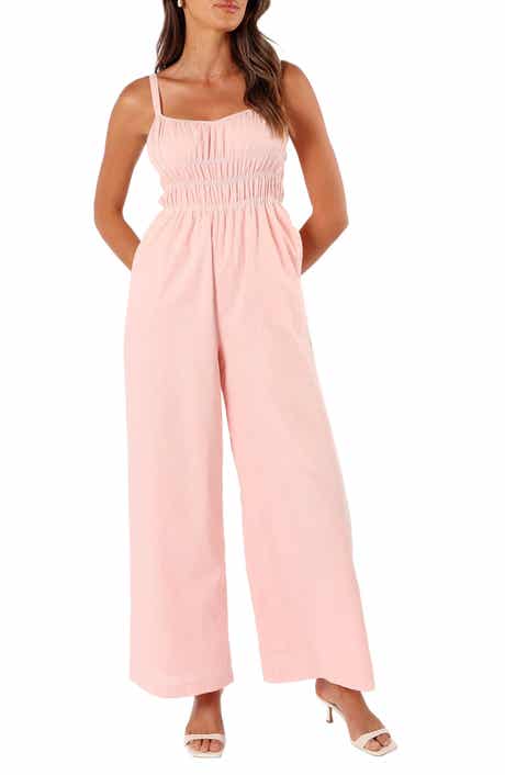Petal & Pup Williams Wide Leg Cotton & Linen Jumpsuit