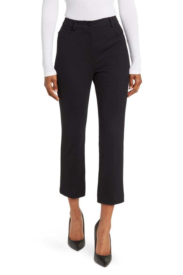 Stretch Straight Leg Jeans, Main, color, BLACK