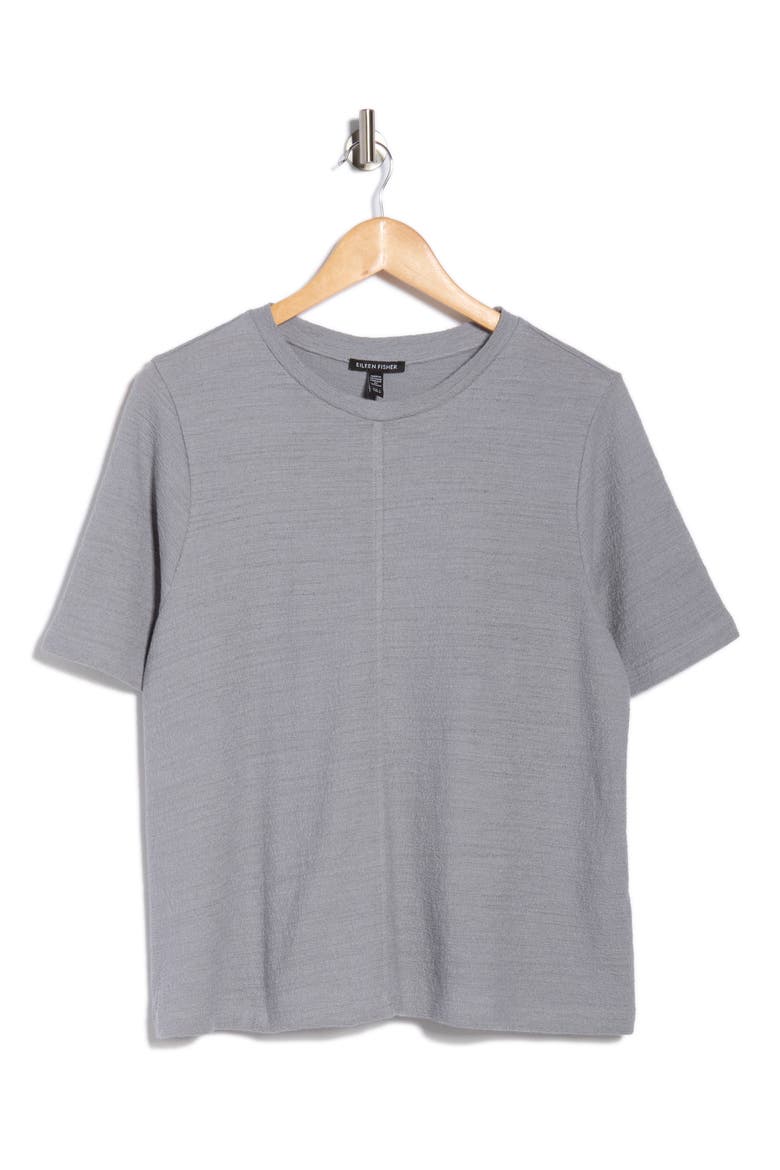 Crewneck Short Sleeve T-Shirt, Alternate, color, GREYSTONE