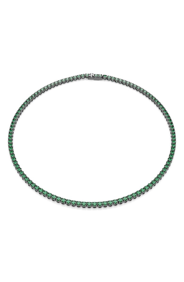 Swarovski Matrix Tennis Necklace, Main, color, 
